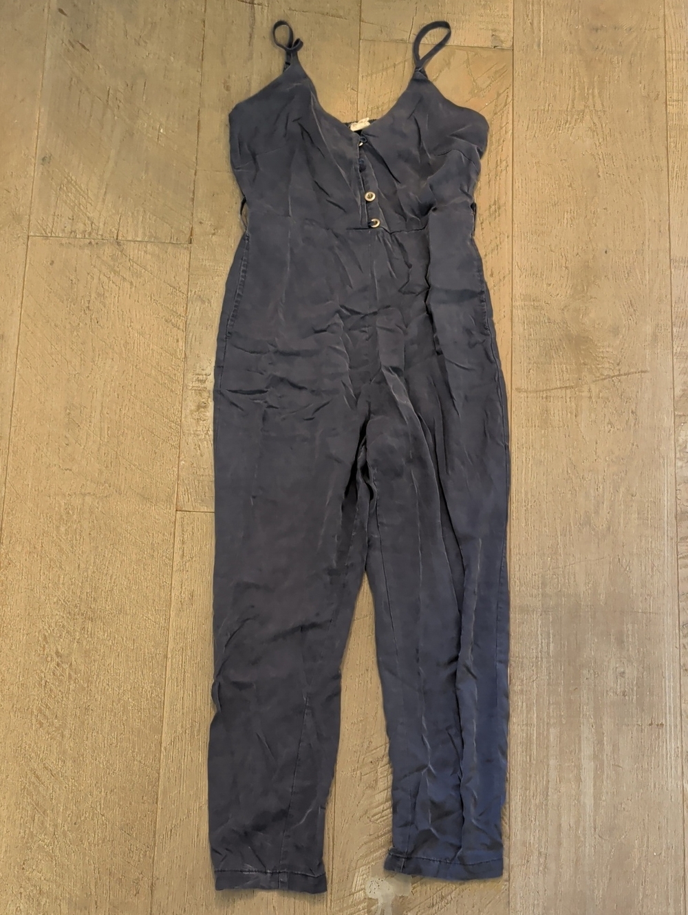 Modern Vintage Navy Romper